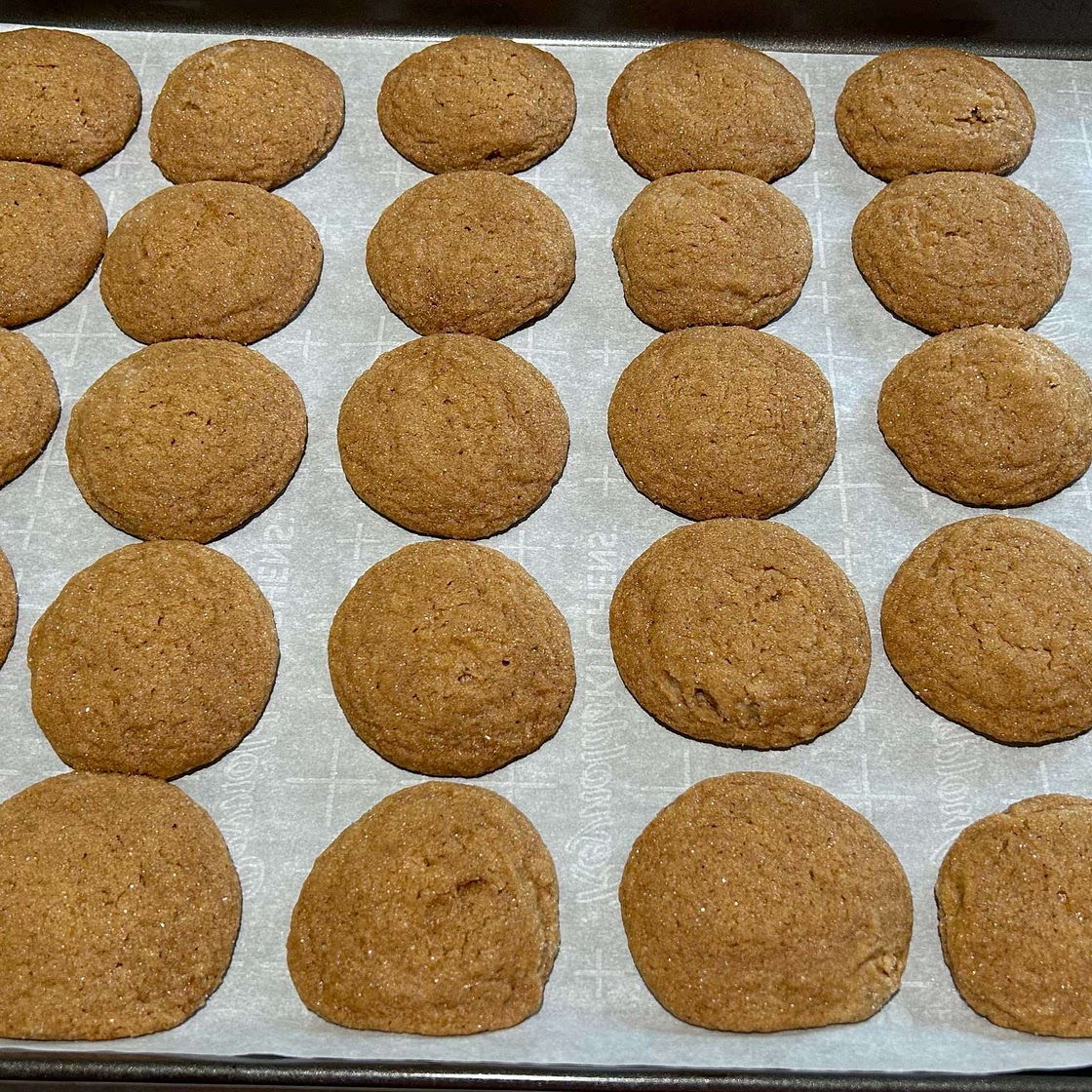 Seriously Soft Molasses Cookies