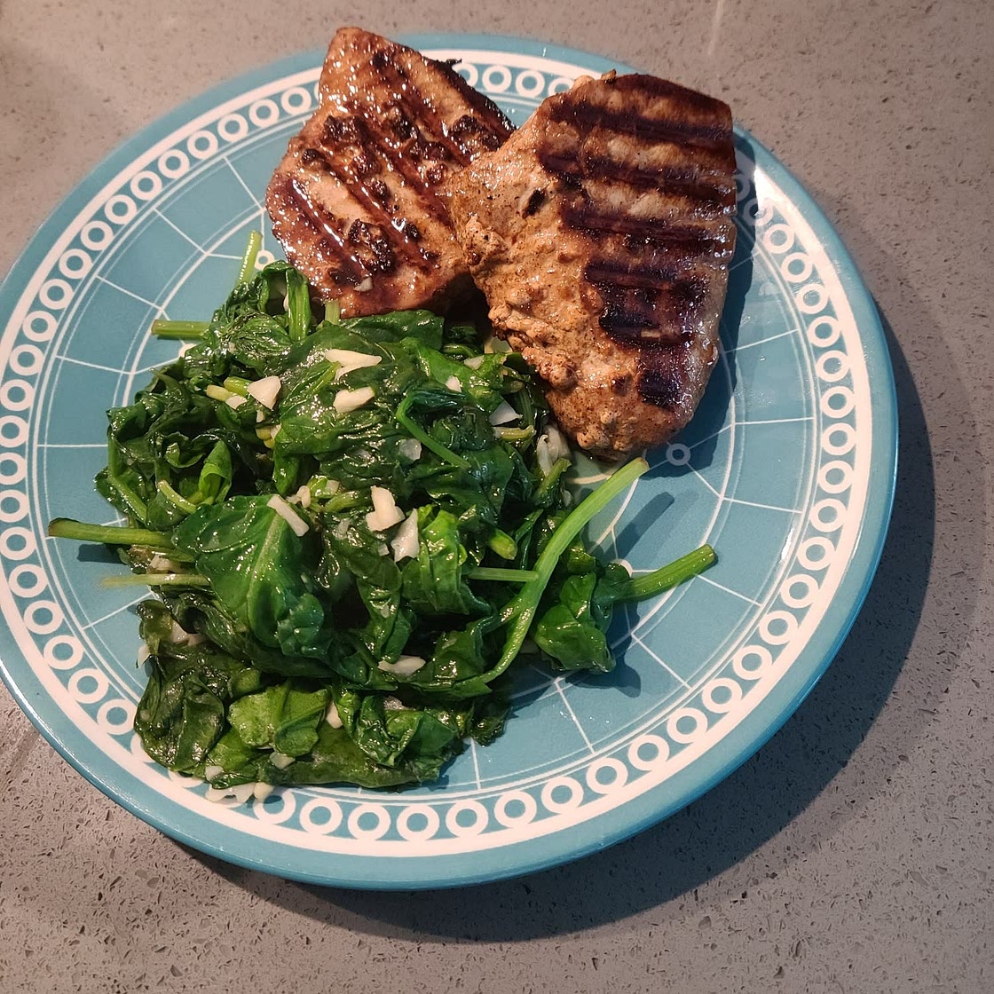 Grilled Yellowfin Tuna with Marinade