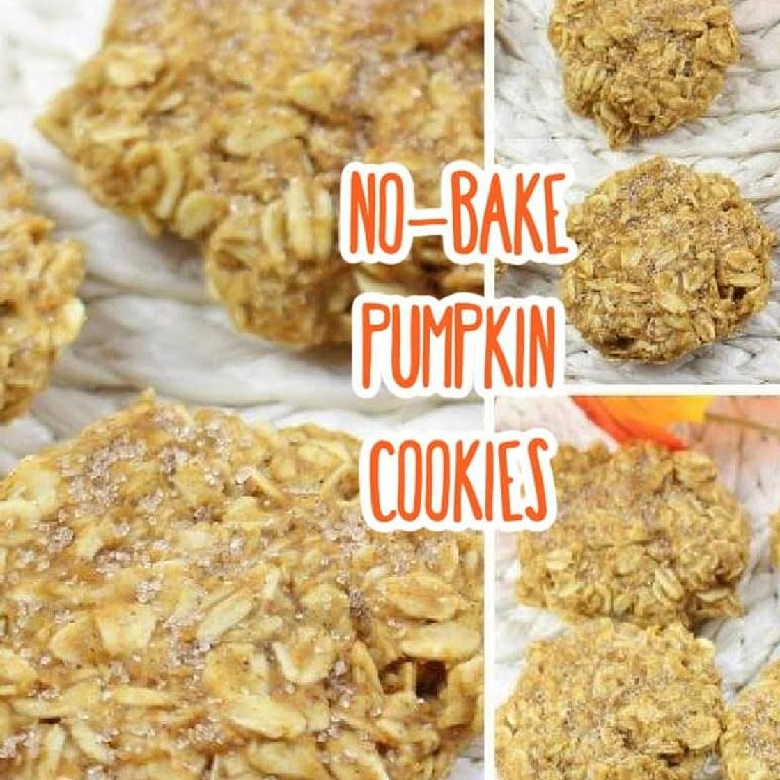 No Bake Pumpkin Cookies