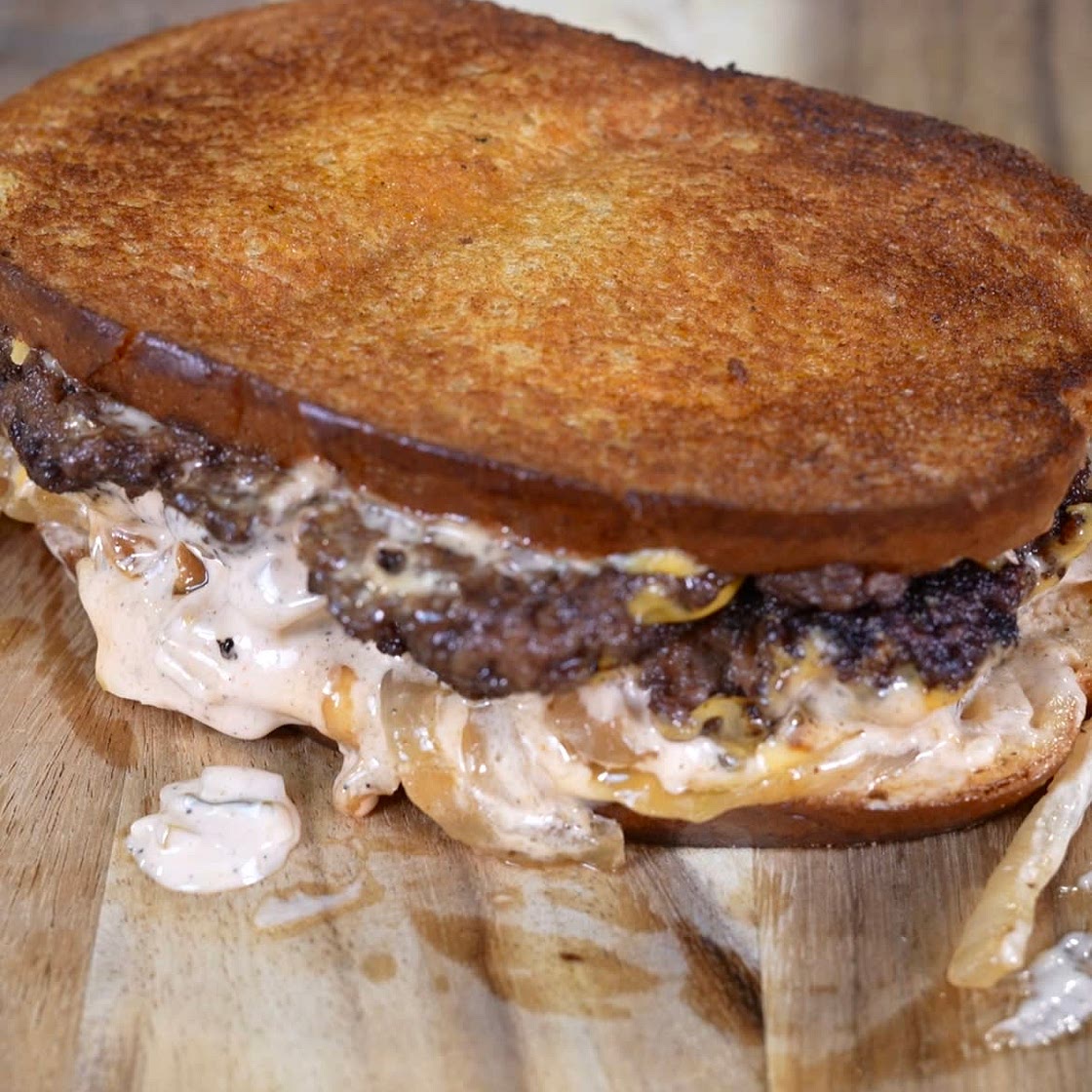 Smash Burger Patty Melts