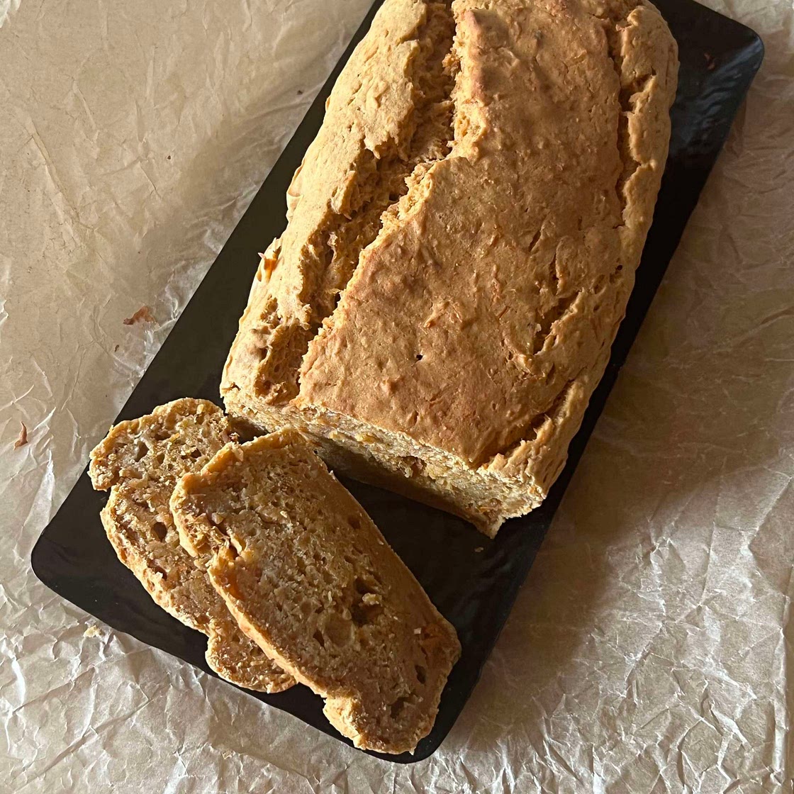 Celinas Carrot Cake Loaf (vegan, high protein & oilfree)