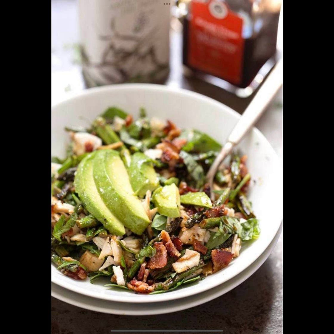 Spinach Asparagus Citrus Salad