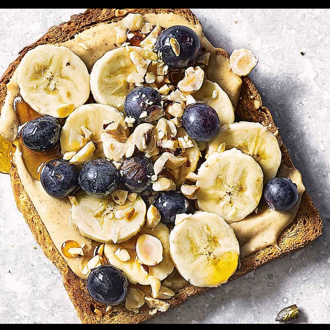 Blueberry Banana Toast