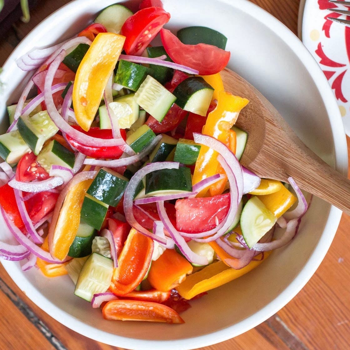 Diced Bell Pepper Salad
