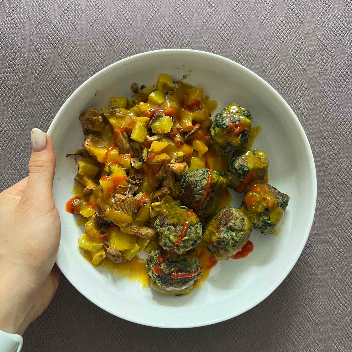 Vegane Protein Spinatknödel 🌱