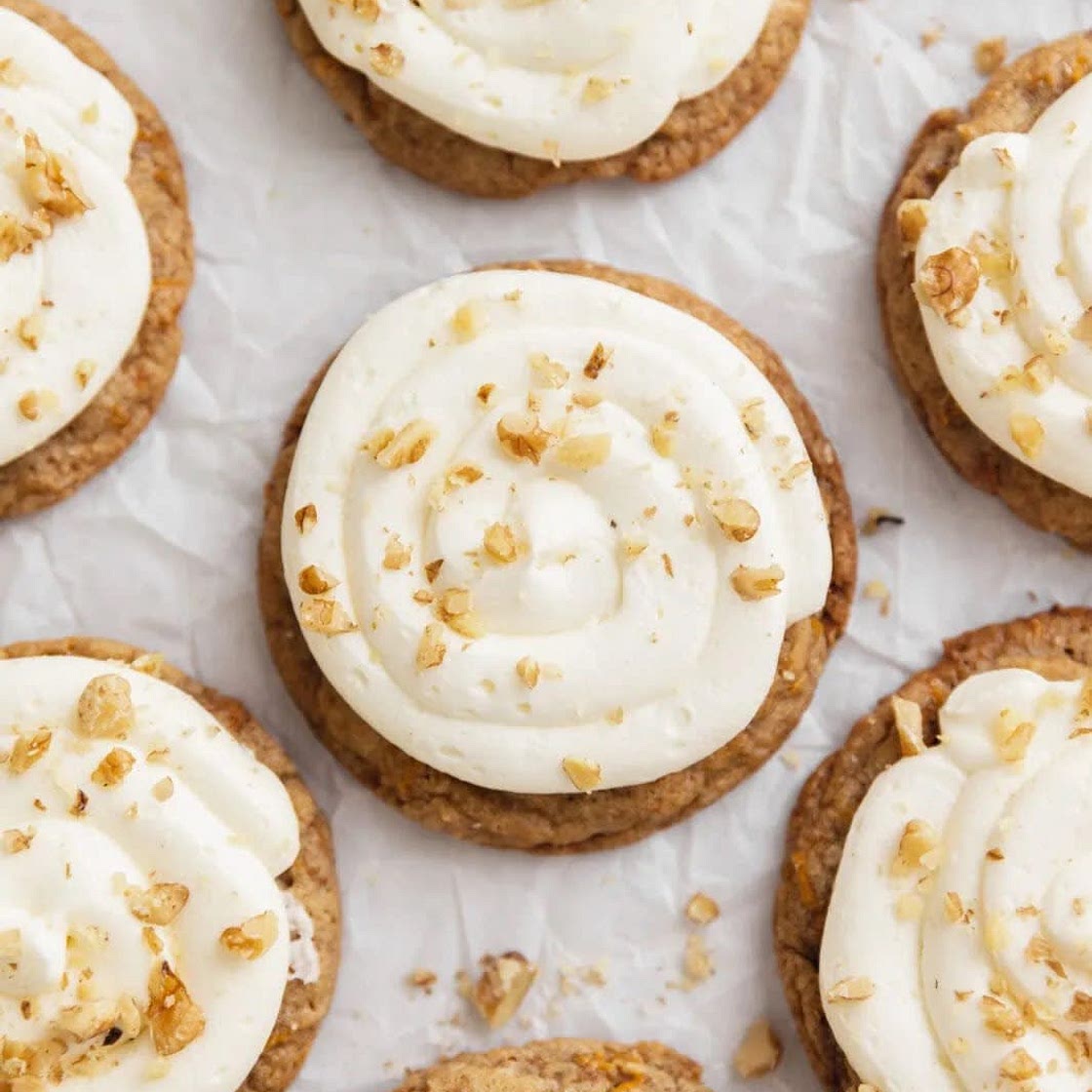 Carrot cake cookies 