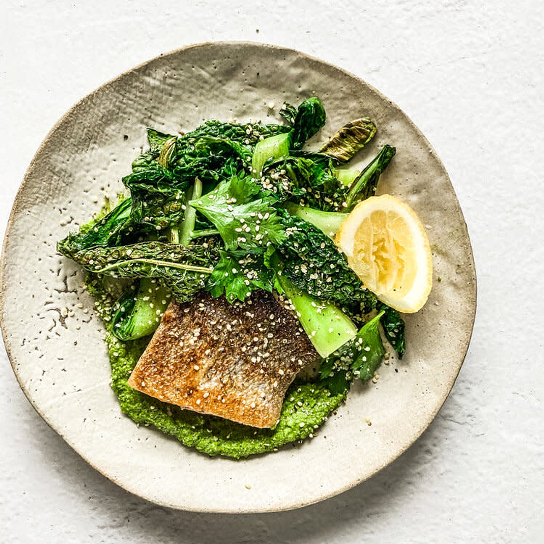 Simple Salmon & Detoxing Greens