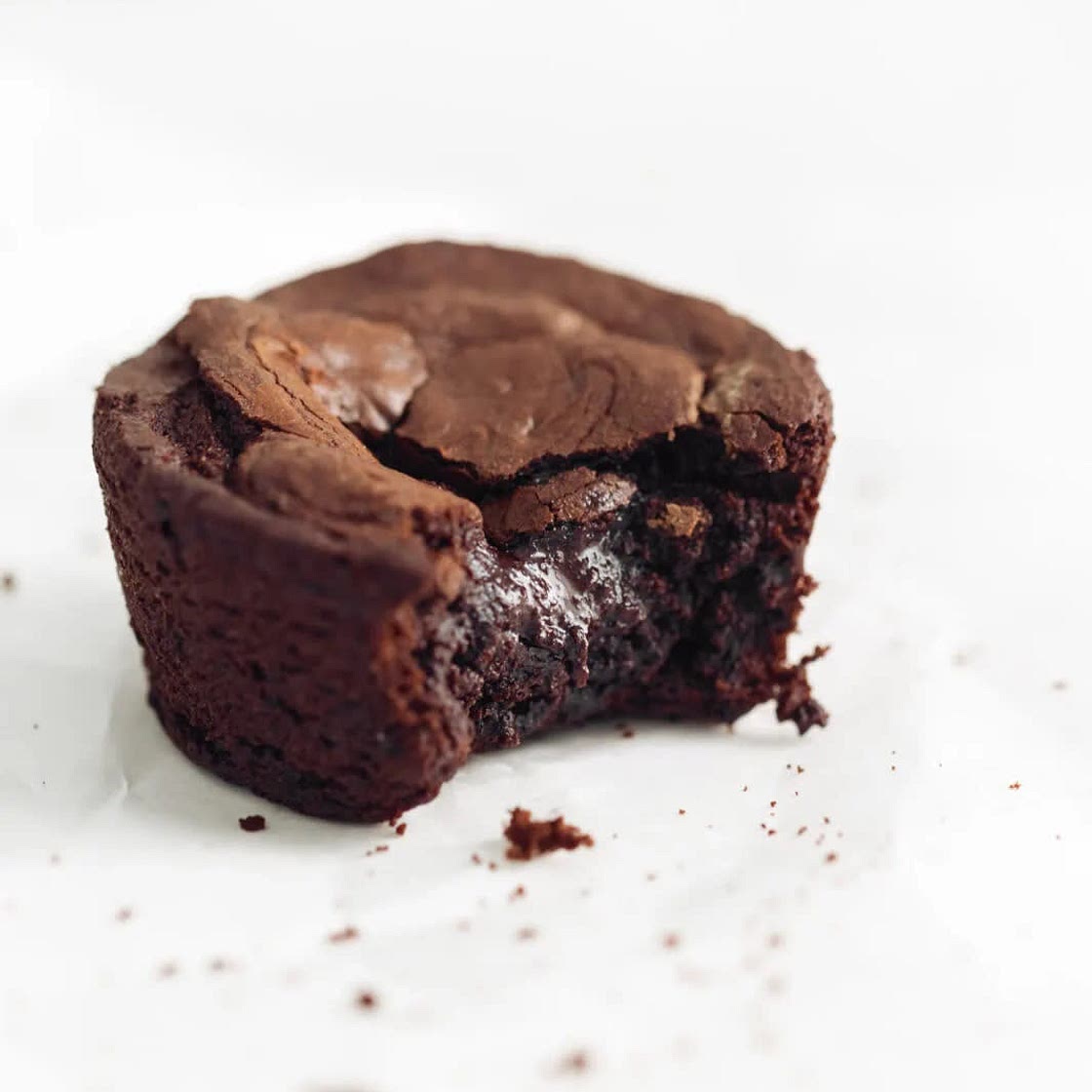 Single serve fudgy brownie 