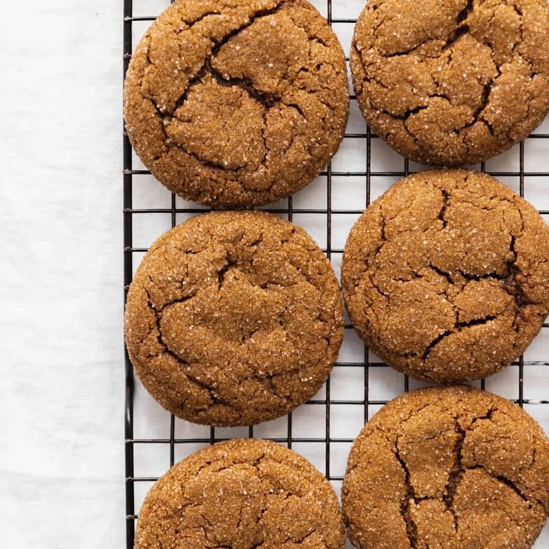 Chewy gingerbread cookies