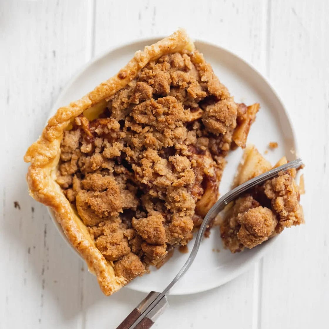 Dutch apple slab pie 