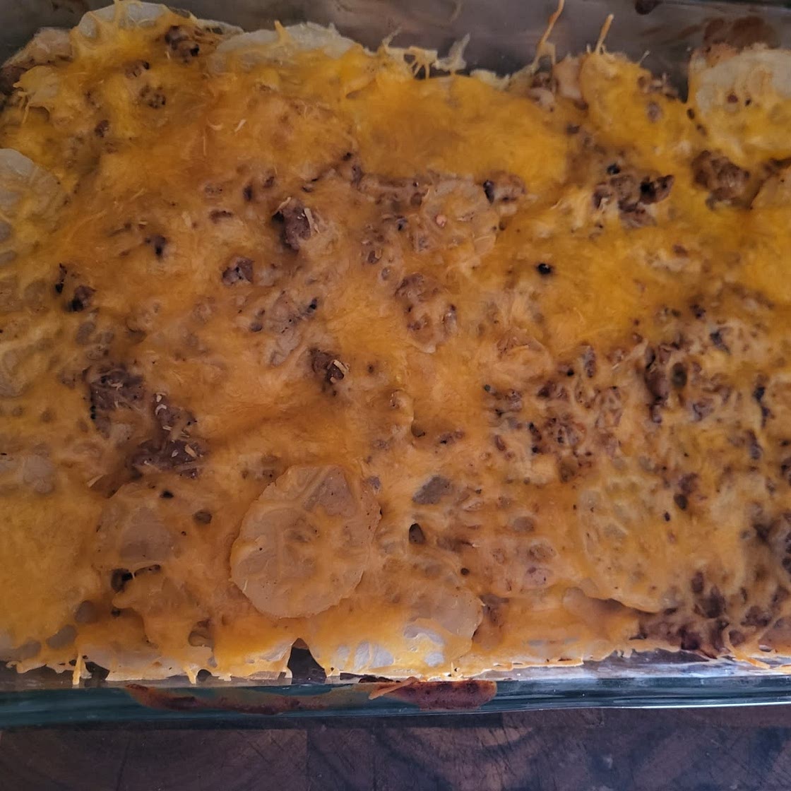Hamburger Potato Casserole