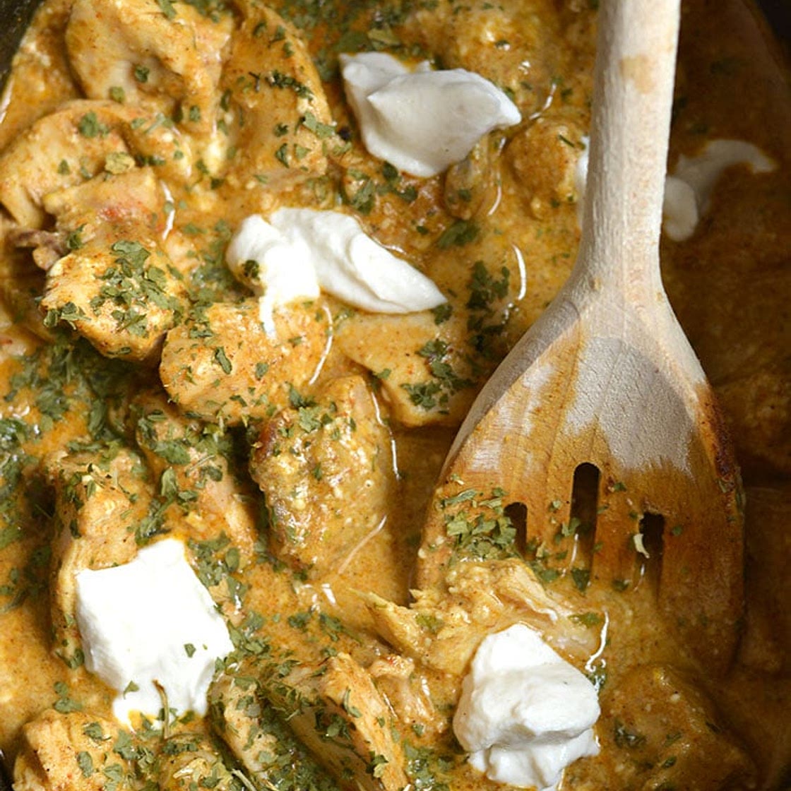 Crockpot Chicken Shawarma