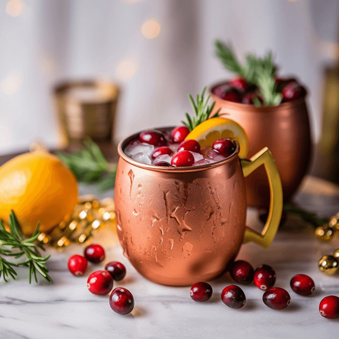 Cranberry Orange Winter Mule