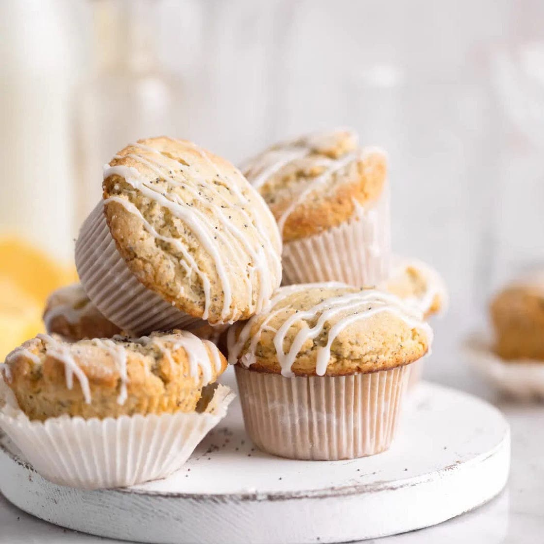 Lemon poppy seed muffins 