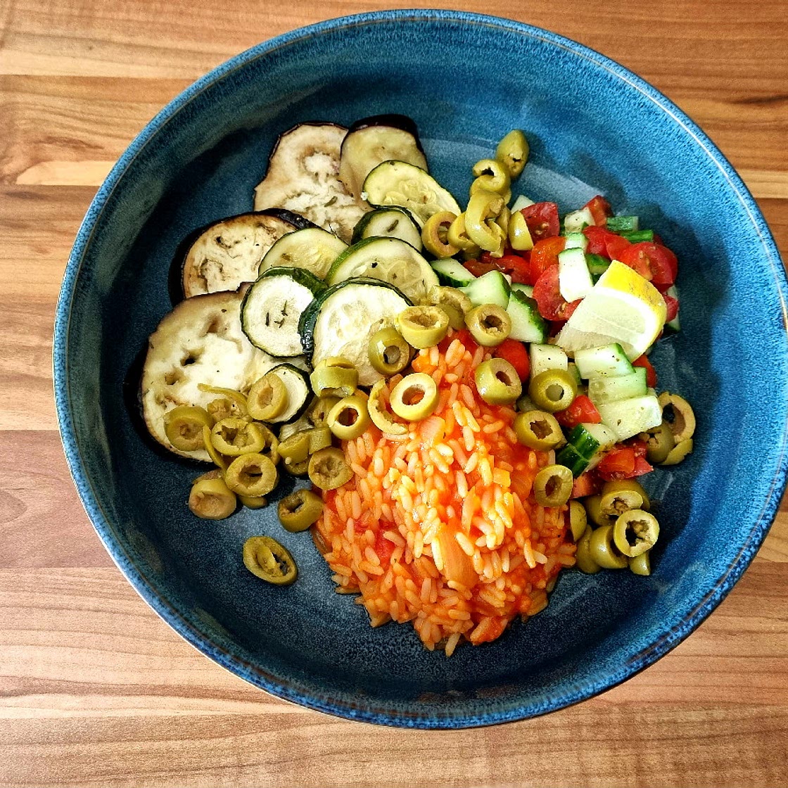 Vegane Bowl mit Ofengemüse