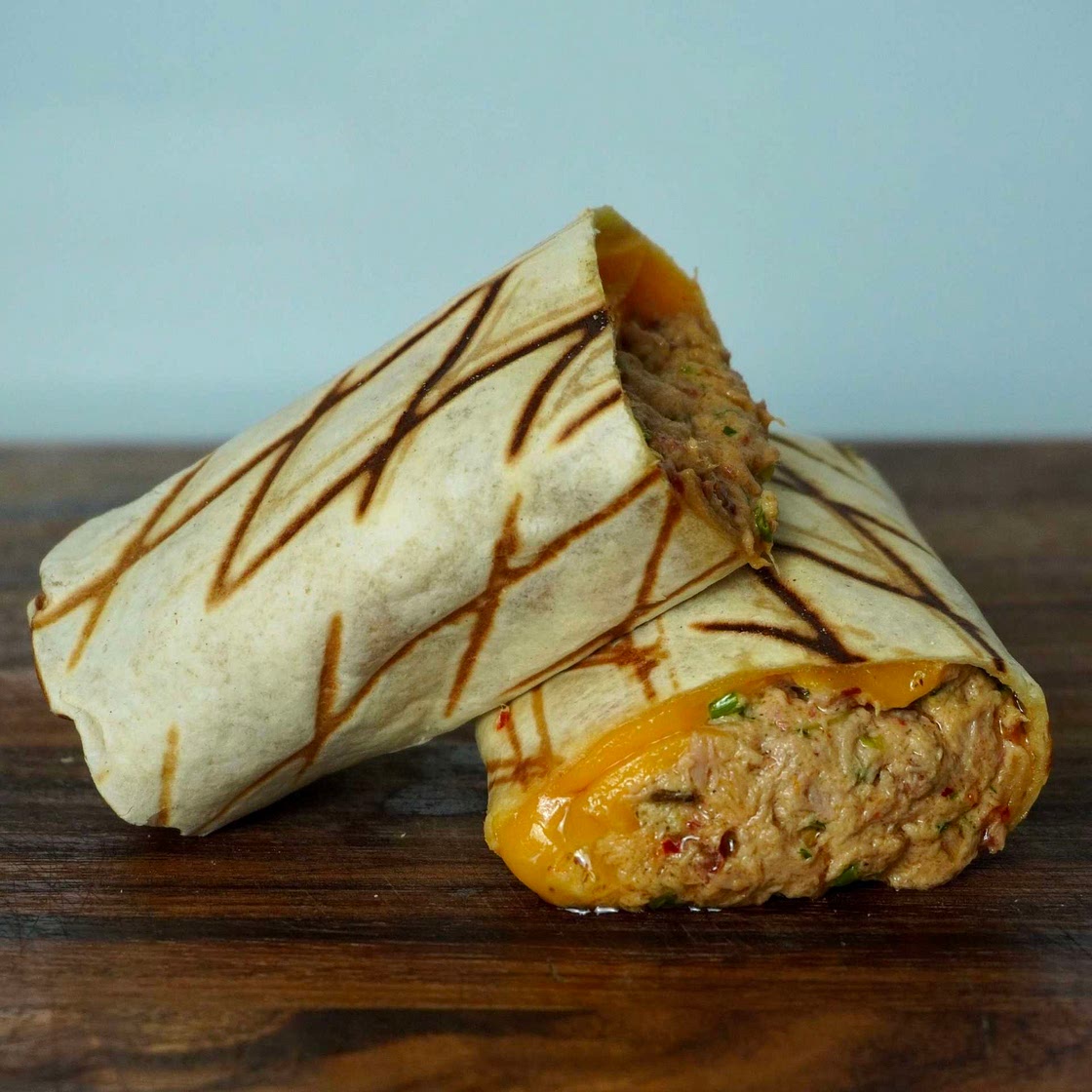 Tuna melt wrap