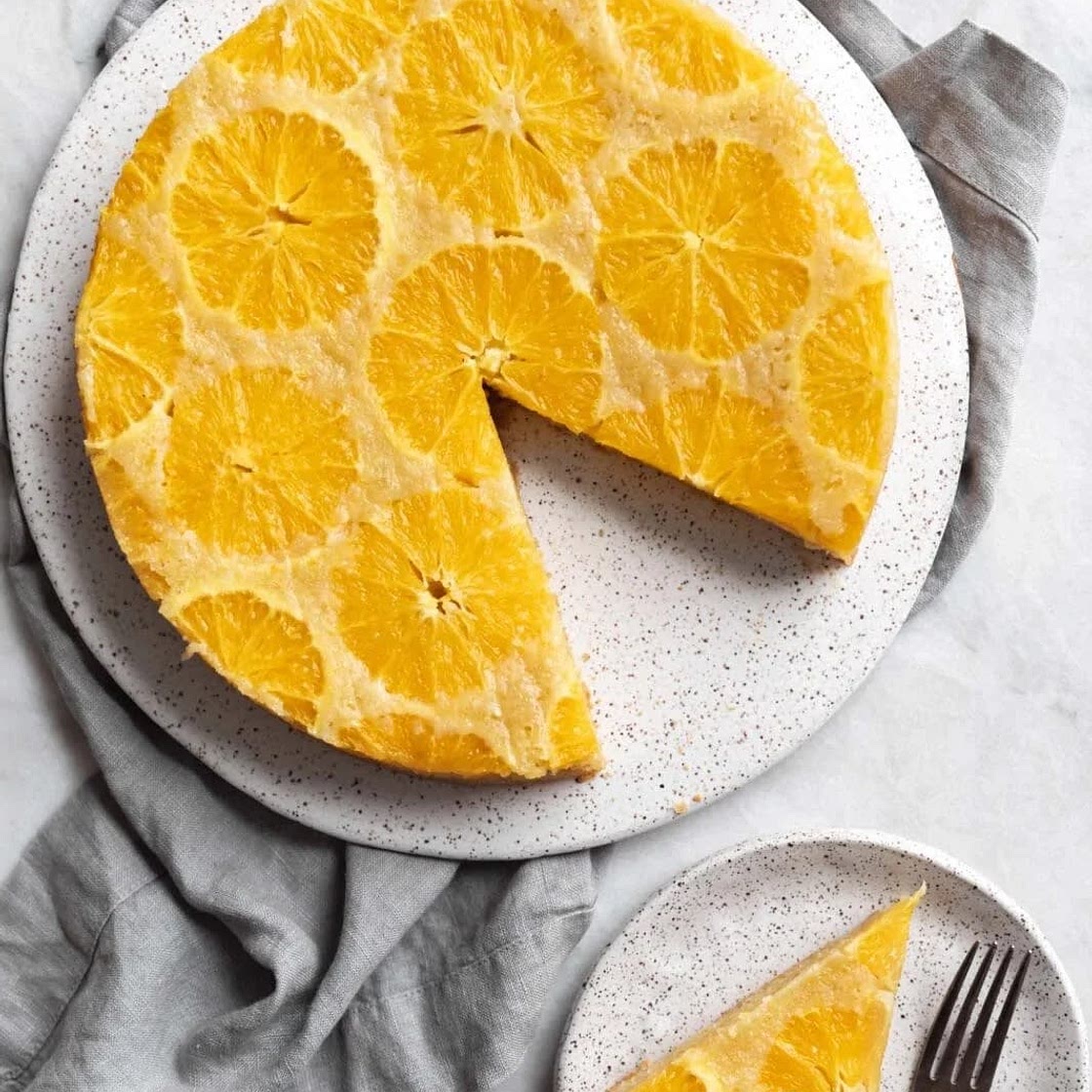 Upside down orange cake 