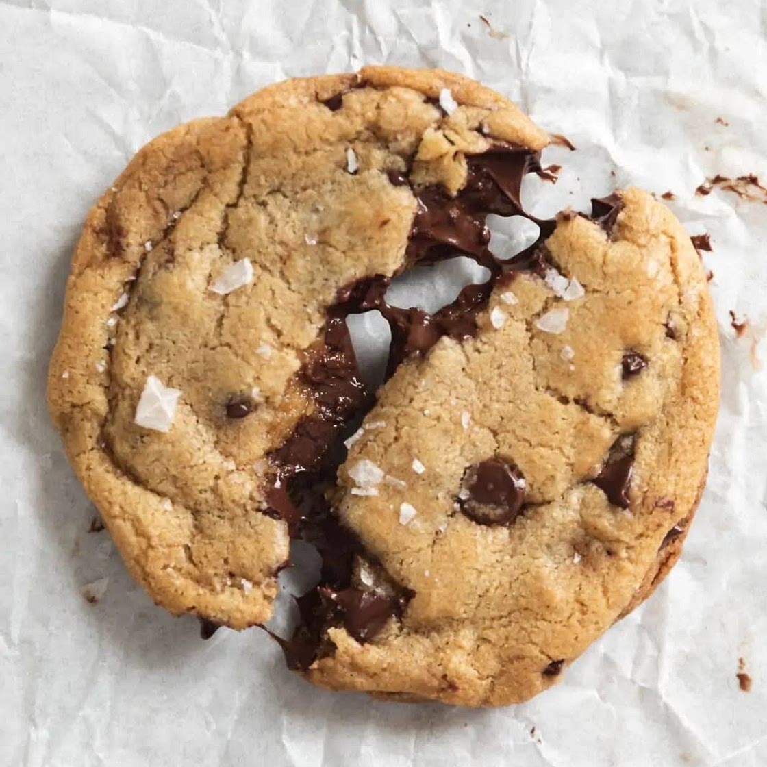 Single serve chocolate chip cookie 