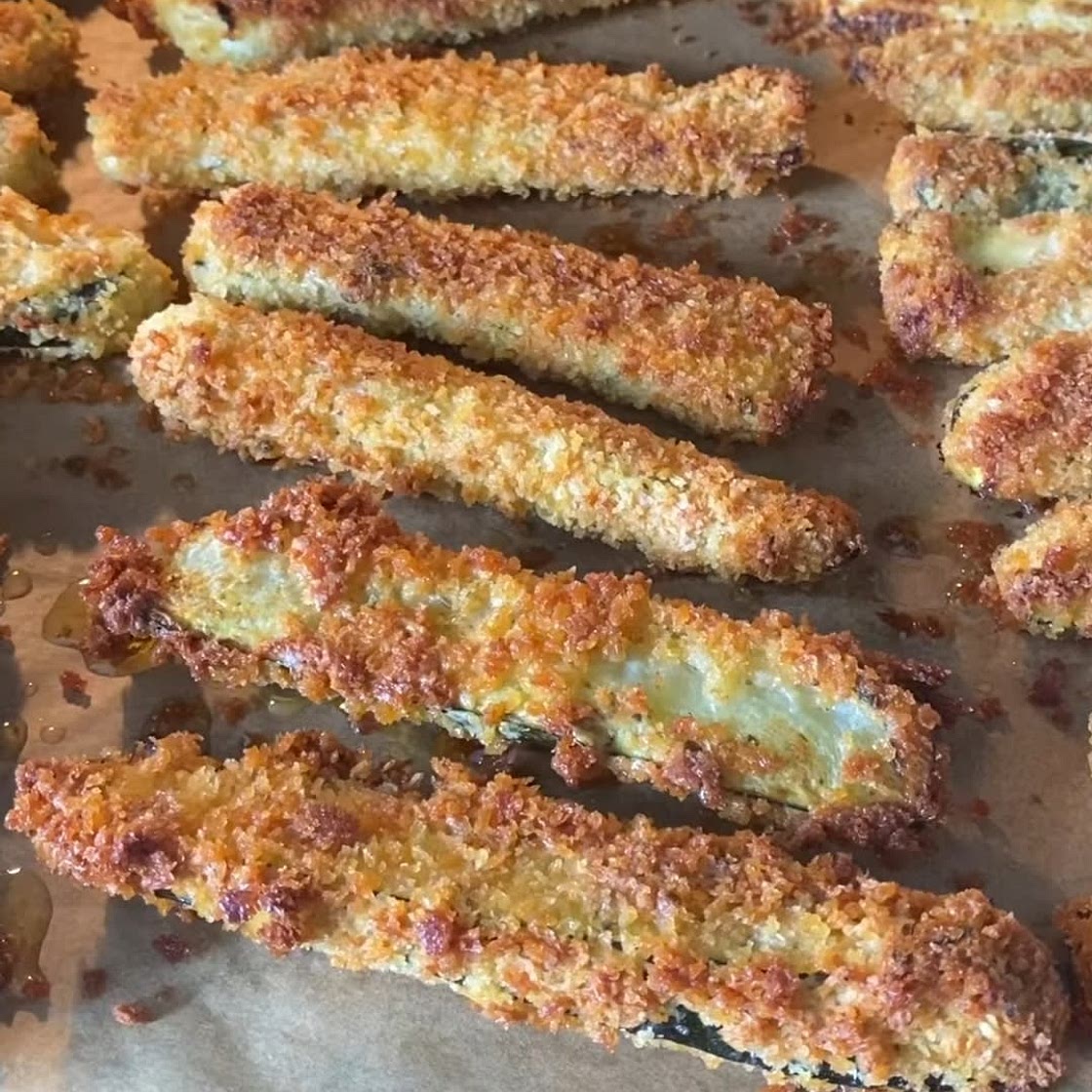 Frites de courgettes