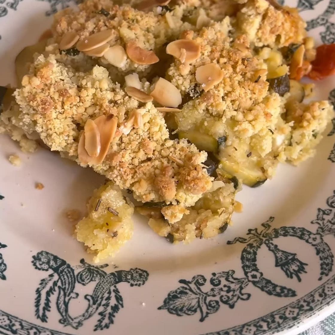 Crumble salé