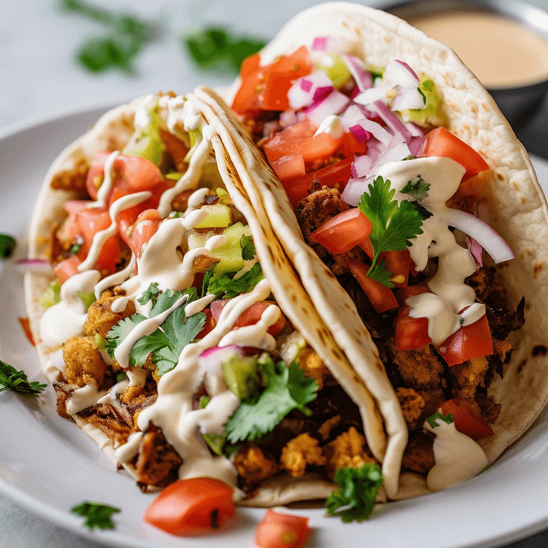 Cauliflower Shawarma Tacos