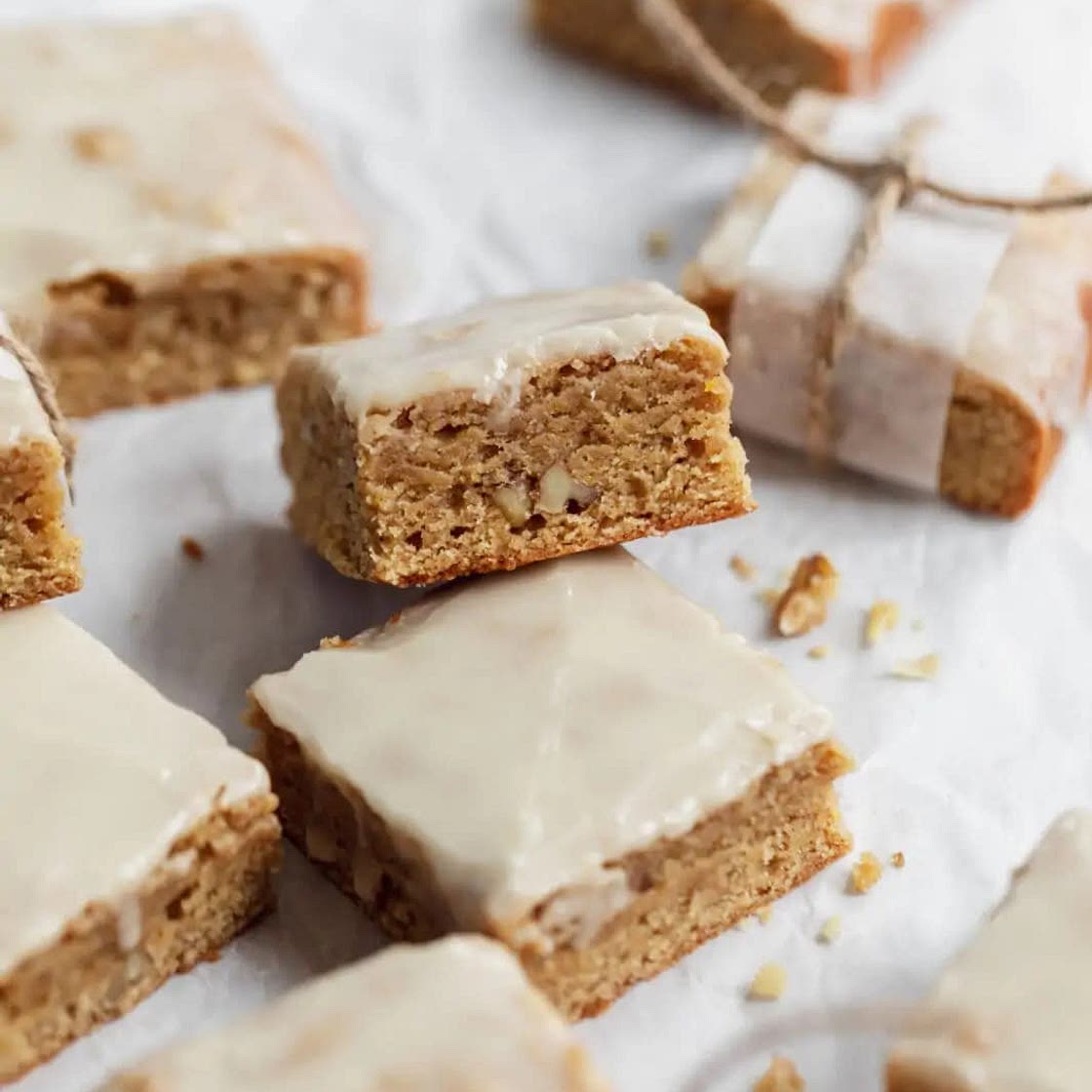 Maple chai blondies 