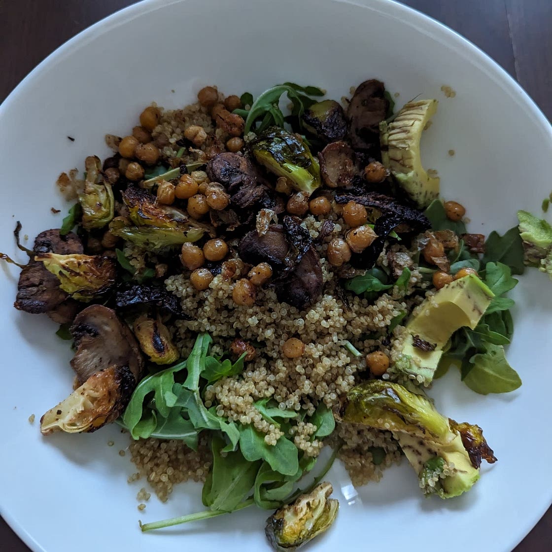 Veggie Quinoa Bowl with Cilantro Tahini Sauce