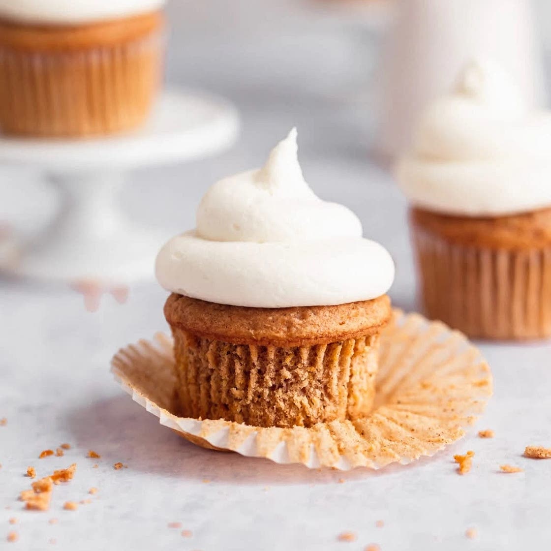 Carrot cake cupcakes 