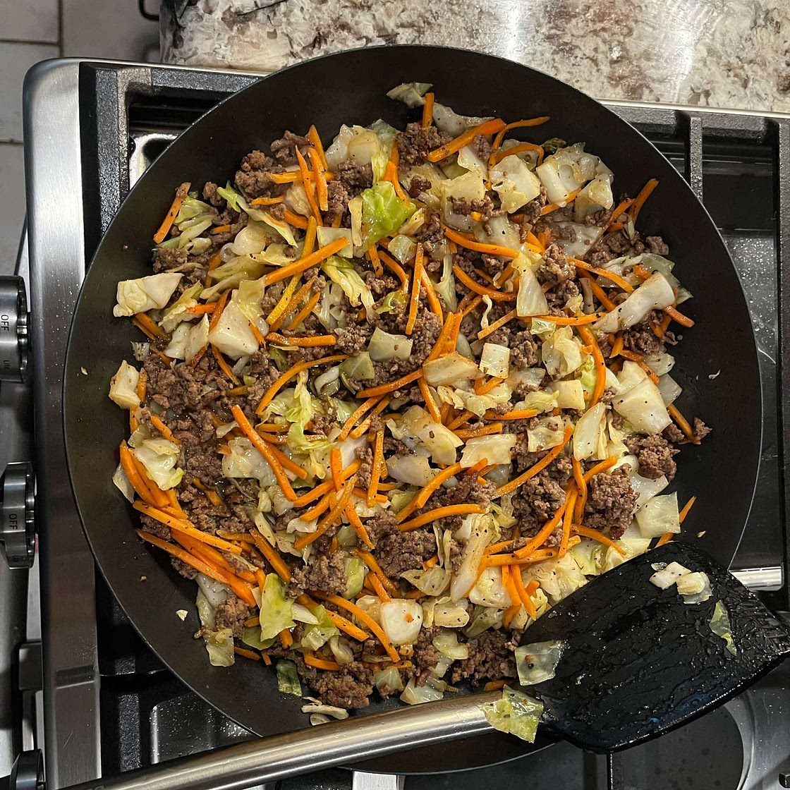 Ground Beef and Cabbage