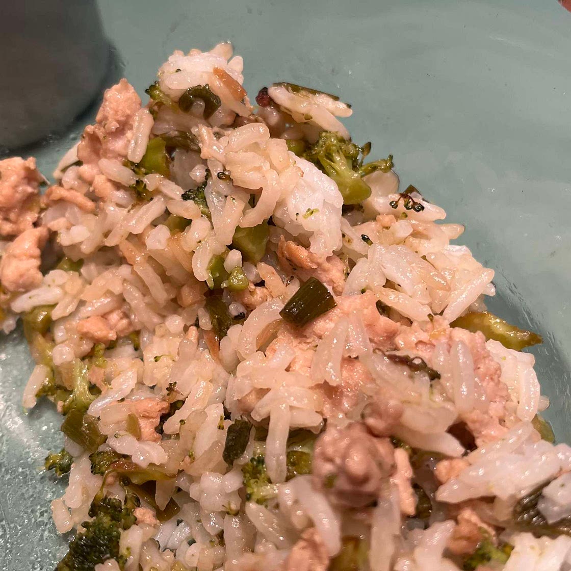 Chicken broccoli stir fry (toddler)