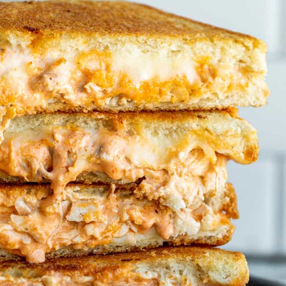 Buffalo Chicken Grilled Cheese Recipe