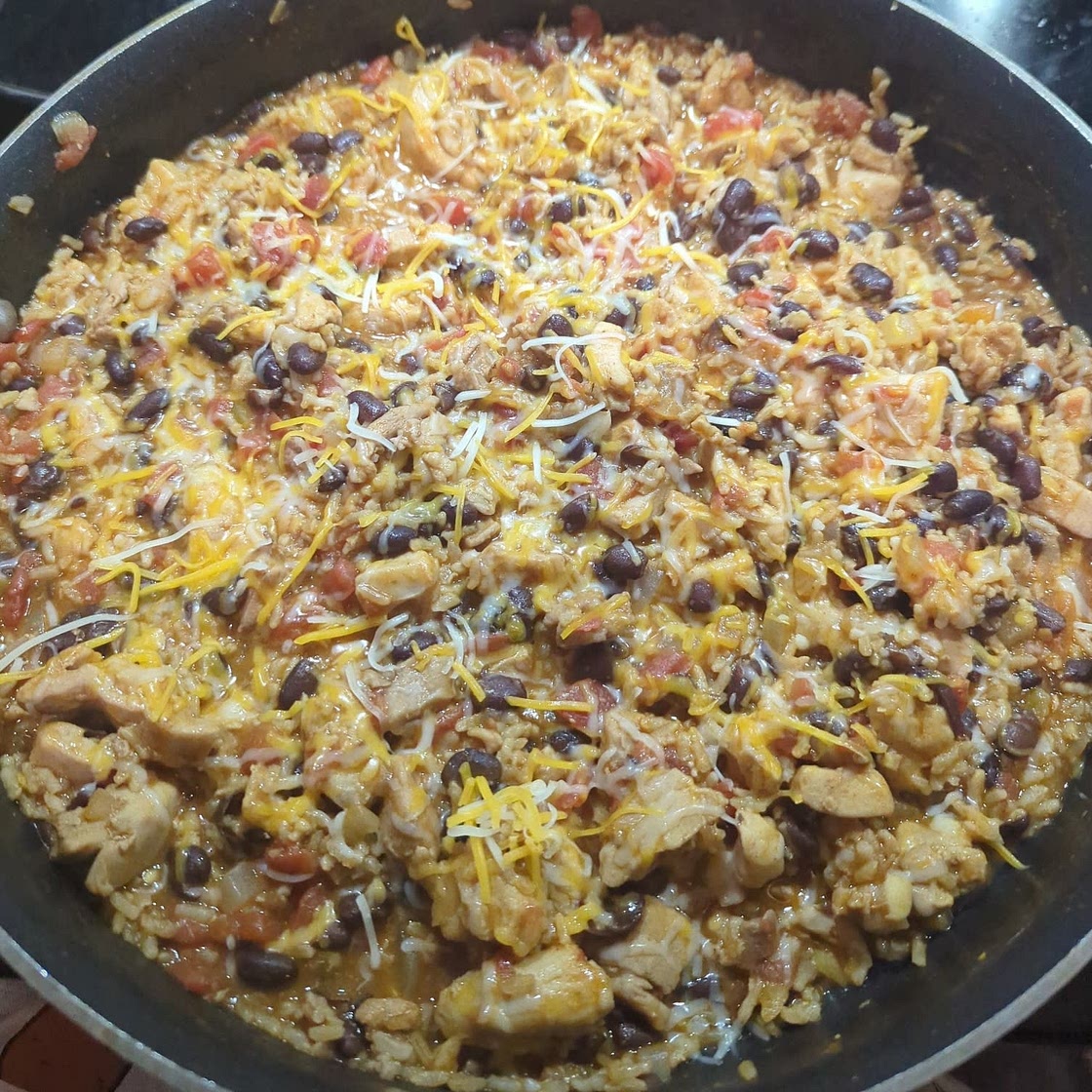 Chicken Burrito Skillet