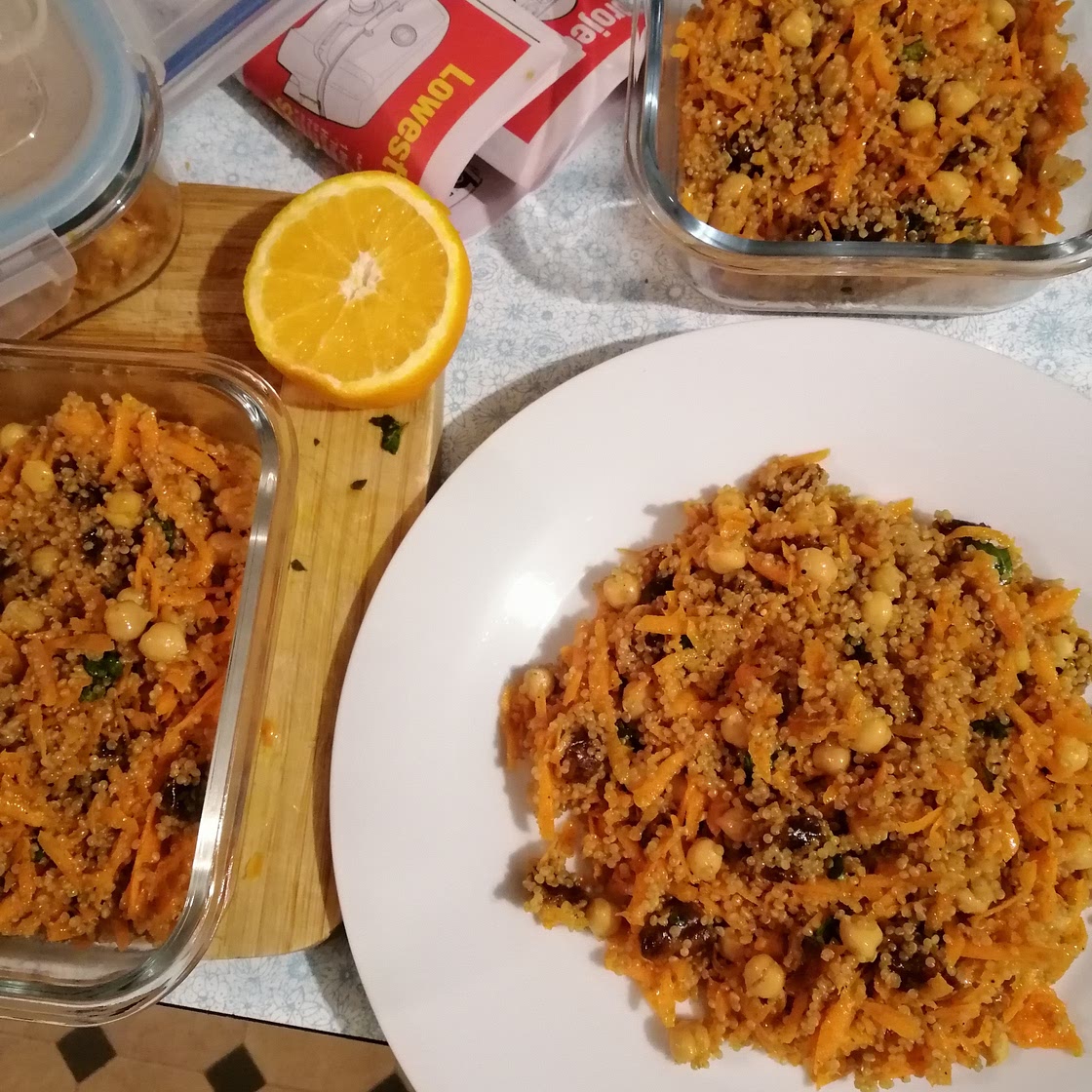 Moroccan quinoa salad