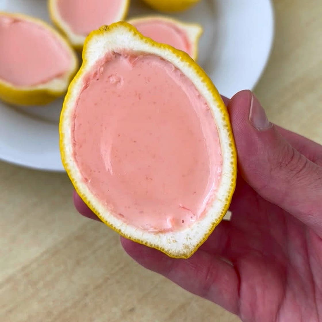 STRAWBERRY LEMON POSSET