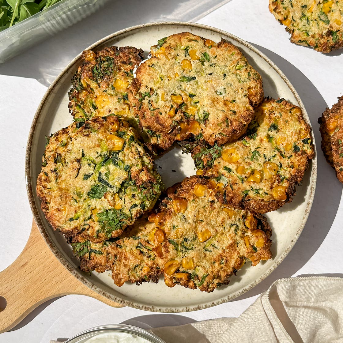 Zucchini and Corn Fritters