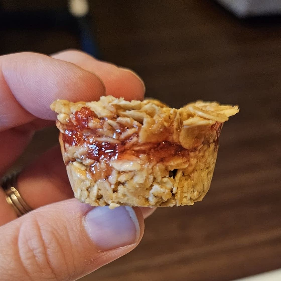 Peanut Butter Jelly Oat Bars