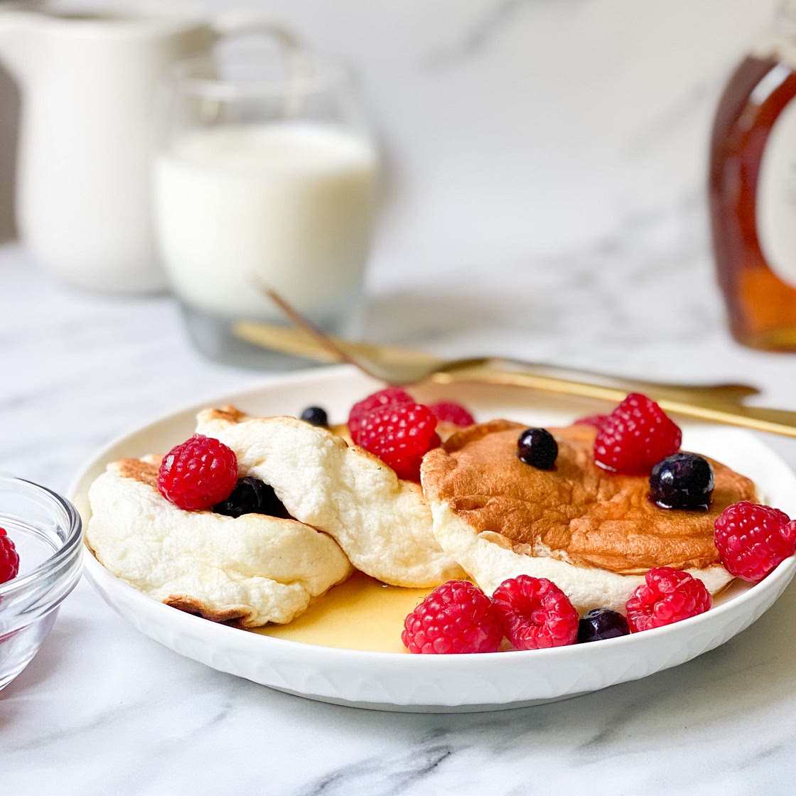 164 Calorie Souffle Pancakes