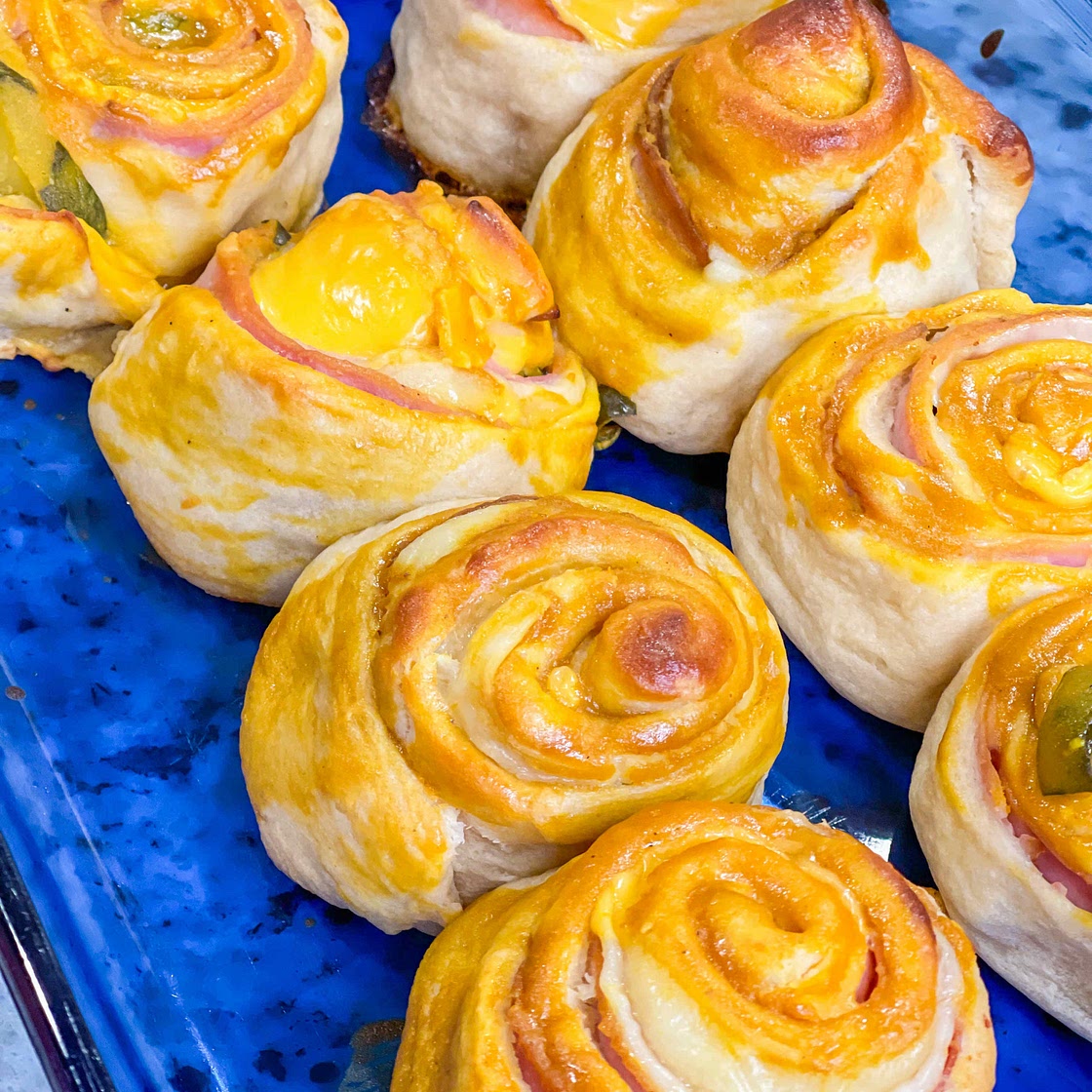 Easy Ham and Cheese Rolls