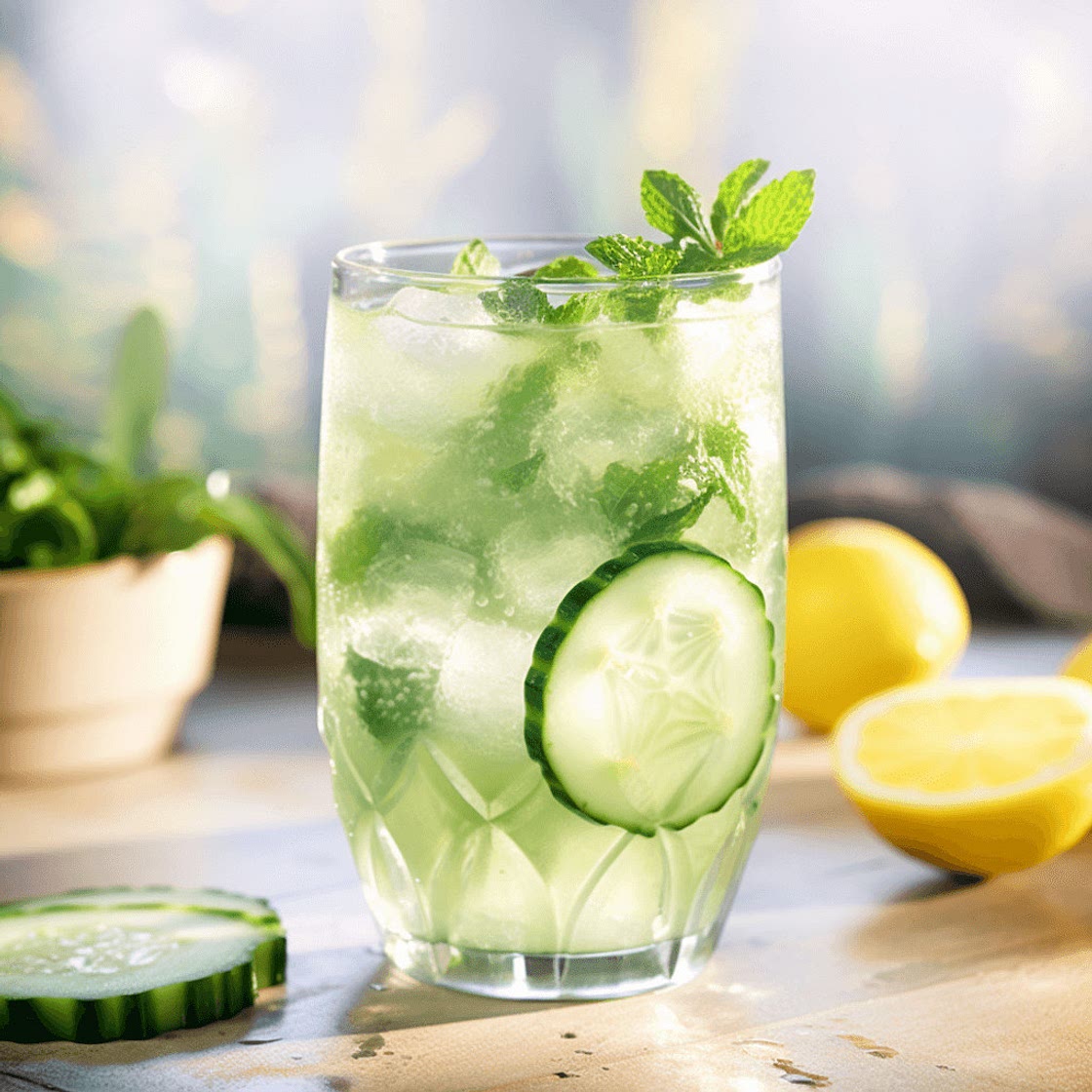 Cucumber Mint Lemonade
