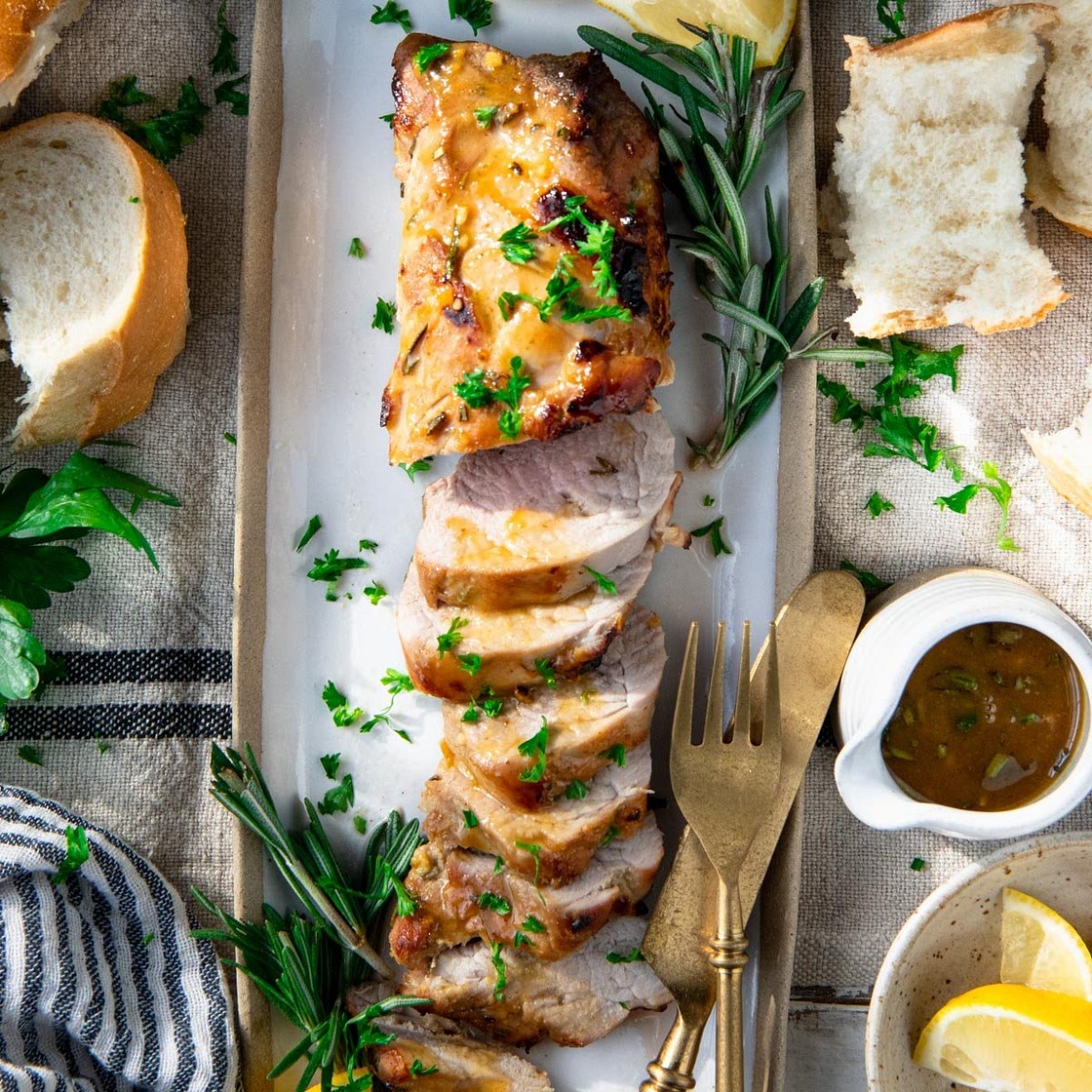 Honey Garlic Dijon Pork Tenderloin Marinade