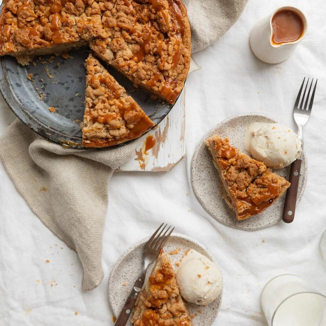 Dutch caramels apple pie 