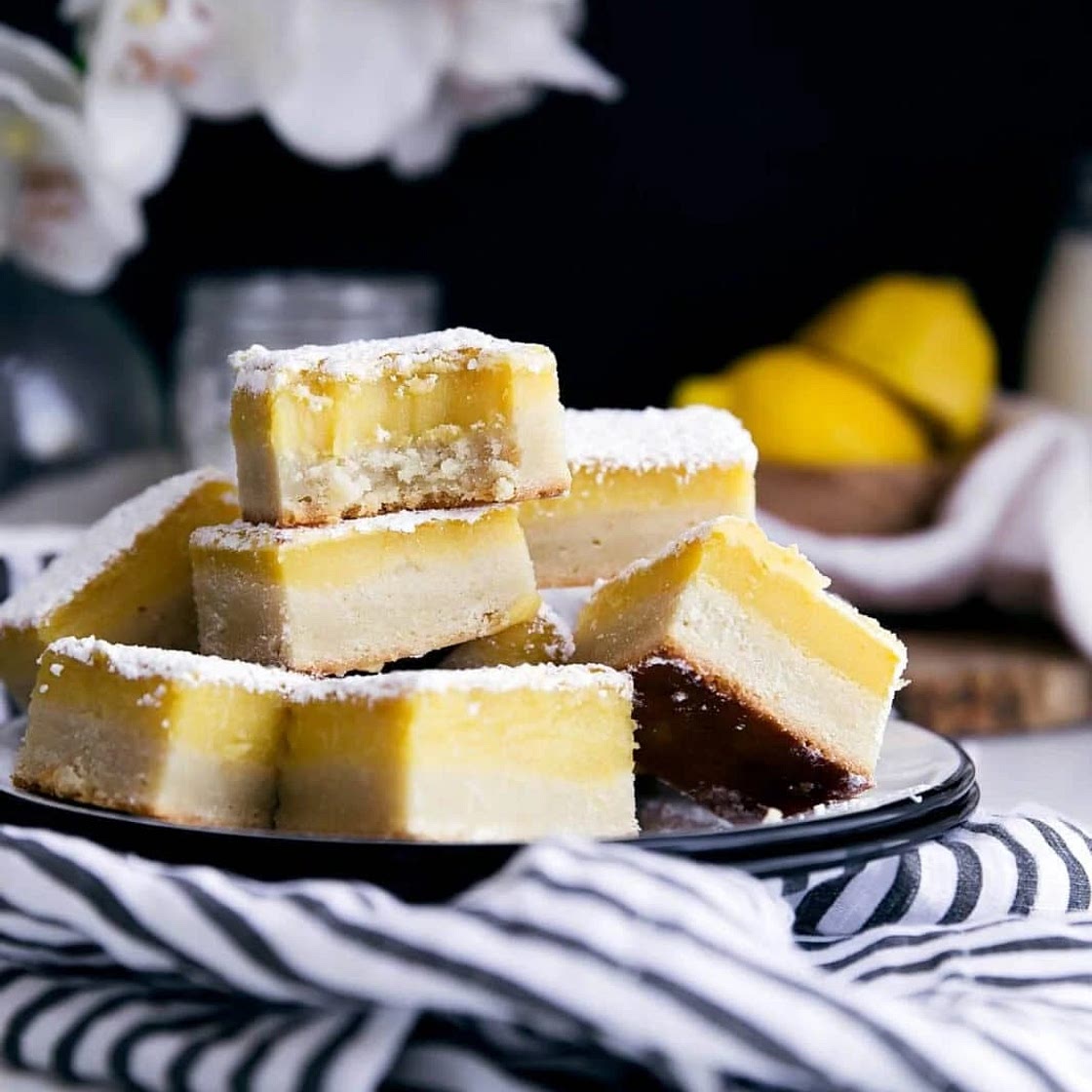 Ginger lemon bars