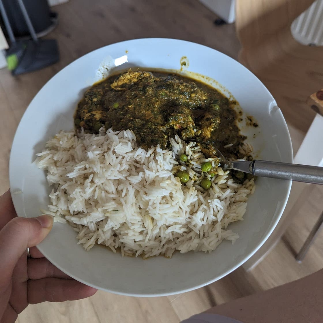 Chicken Saag (Chicken and Spinach Curry)