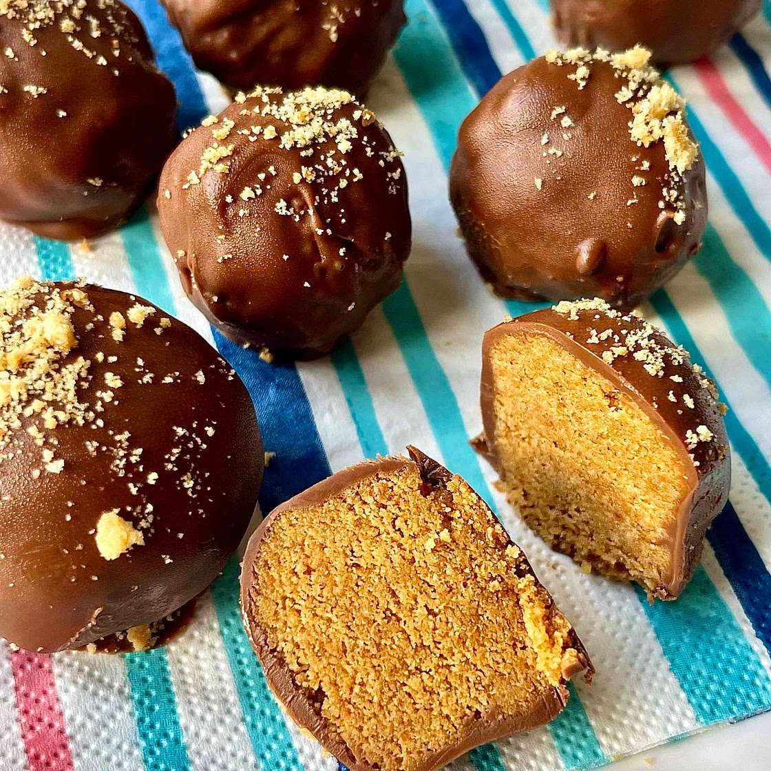 Crunchy Honey Nut Chocolate Balls