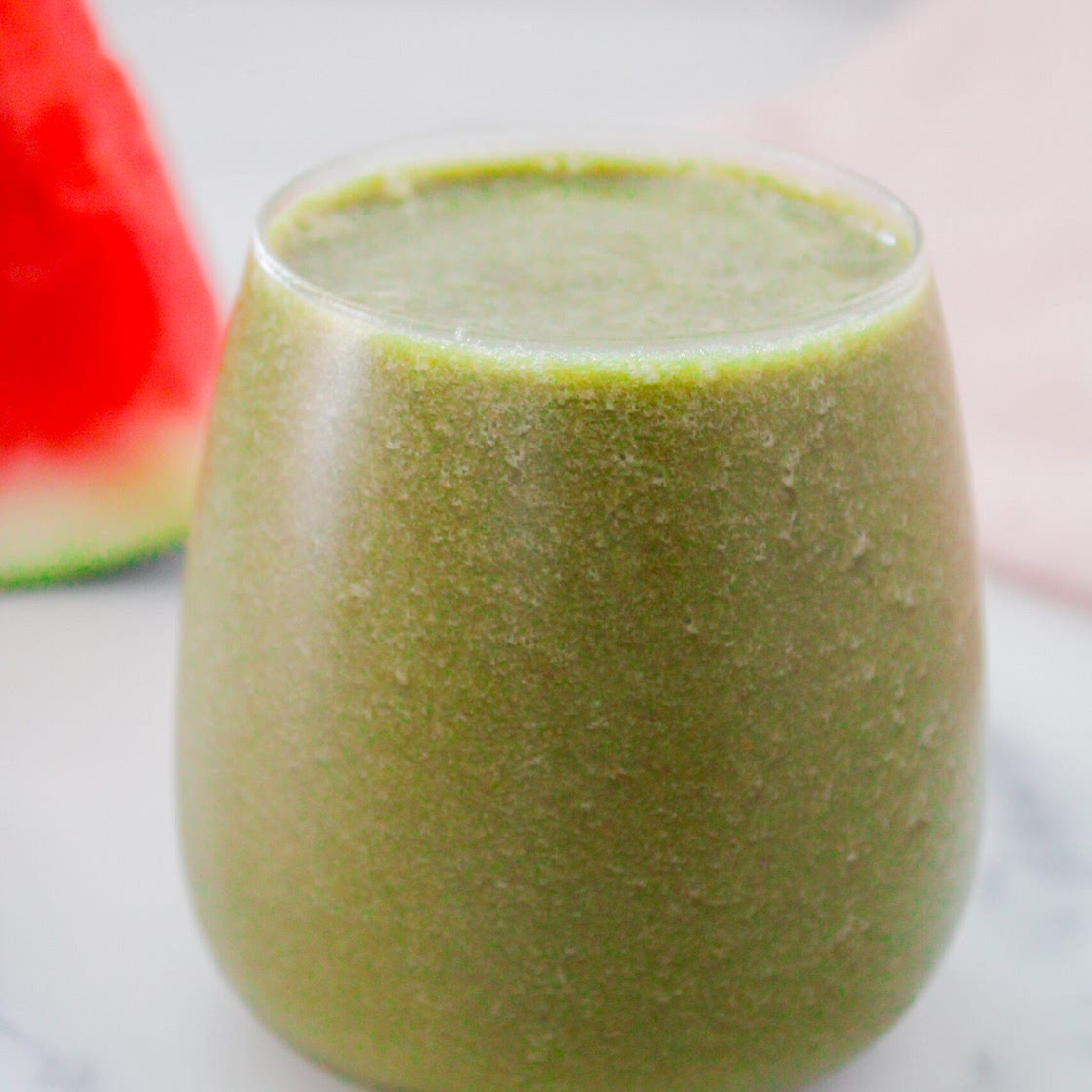Watermelon Spinach Smoothie