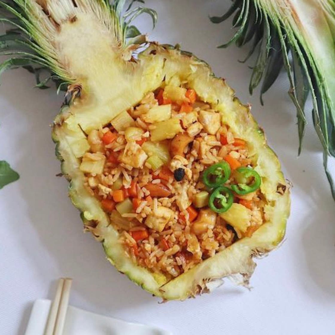 Pineapple fried rice pure diet