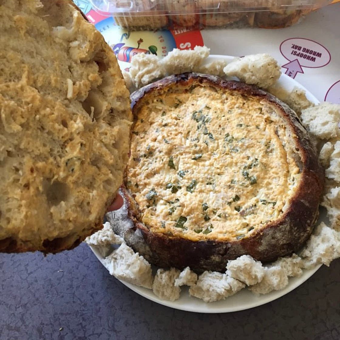 Pumpkin Bread Basket Dip