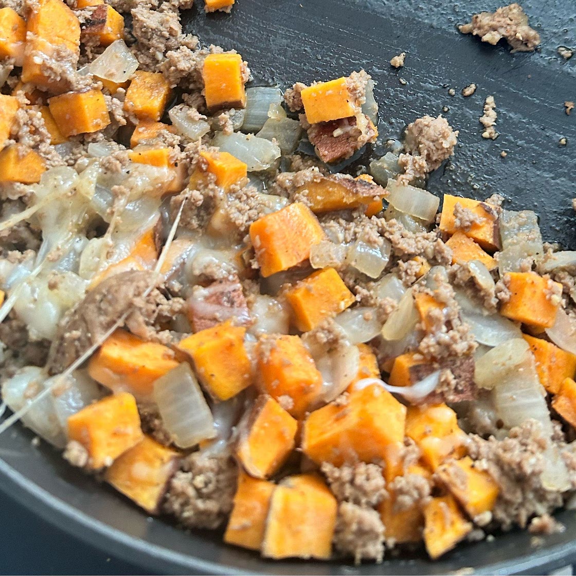 Ground Turkey Sweet Potato Skillet