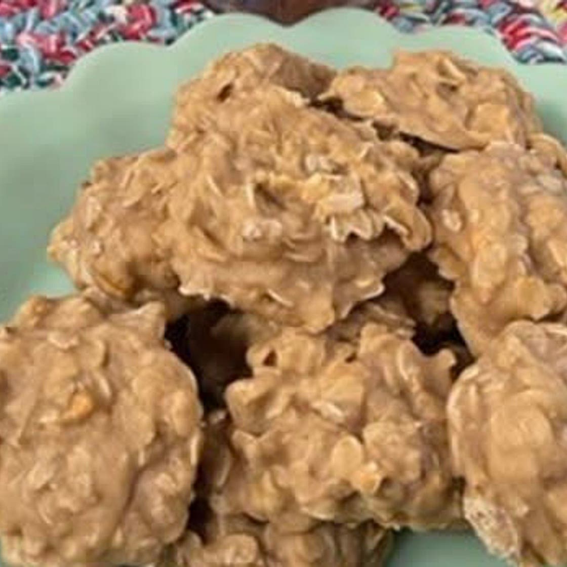 Peanut butter no-bake cookies