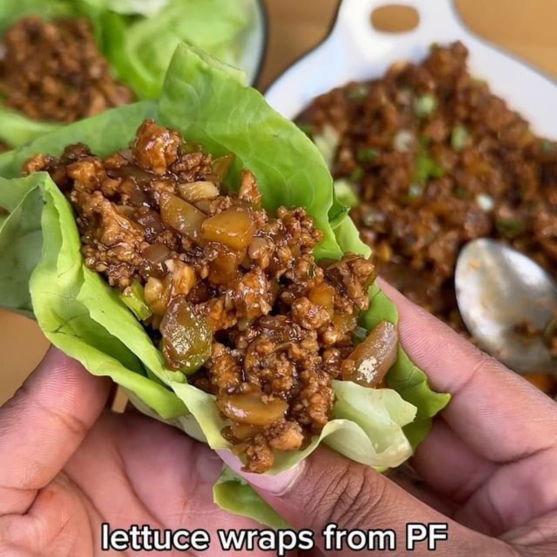 PF. Chang’s Lettuce Wraps Recipe 👇🏾 I love these so much and I ea